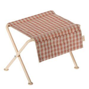 Maileg Micro Nursery Table PINK GINGHAM NEW gift  NRFB